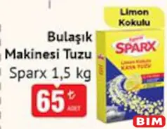 ASPEROX SPARX BULAŞIK MAKİNESİ TUZU 1,5 KG fiyat ve kampanya bilgisi